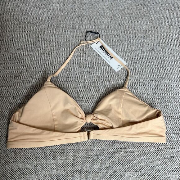 Bromelia Bikini Top Padded Beige Nude UV 50 Belo Horizonte Size XL NWT - Picture 3 of 7